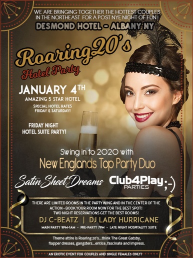 Roaring 20s Hotel Party 2020 - Albany NY